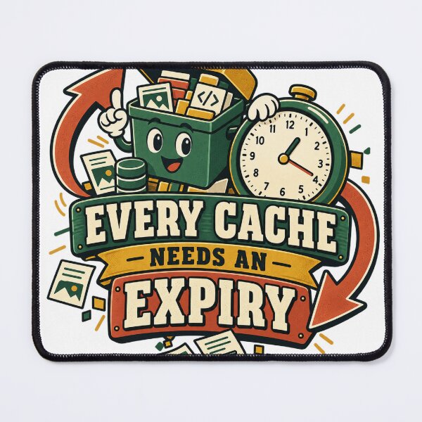 Item preview, Every Cache Needs an Expiry designed and sold by Shope Buzz.