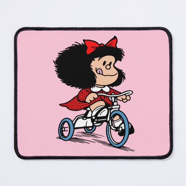 Item preview, Mafalda on a bicycle designed and sold by JarquinDD.