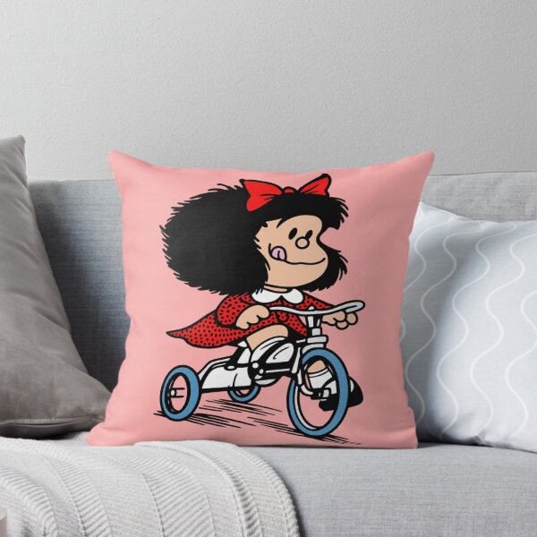 Item preview, Mafalda en bicicleta designed and sold by JarquinDD.