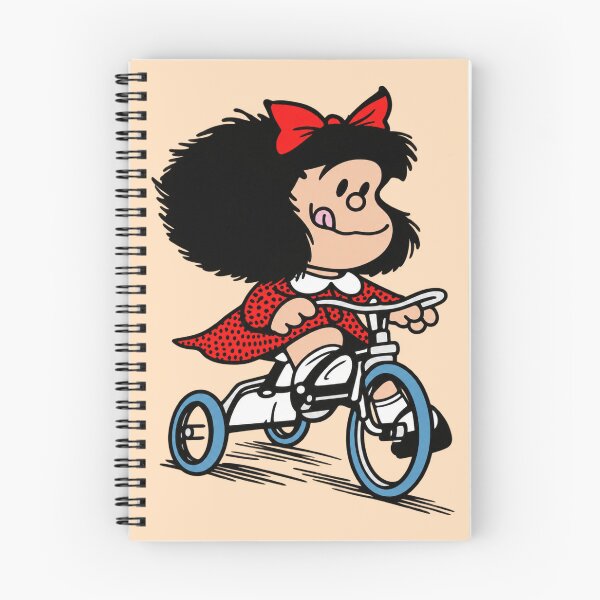 Item preview, Mafalda on a bicycle designed and sold by JarquinDD.