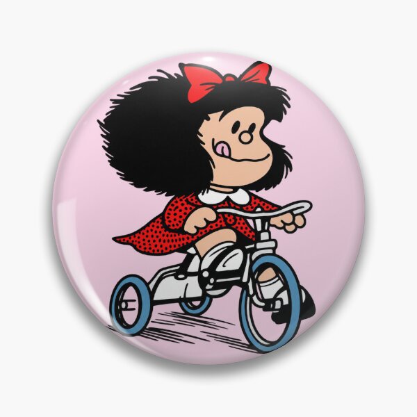 Item preview, Mafalda on a bicycle designed and sold by JarquinDD.