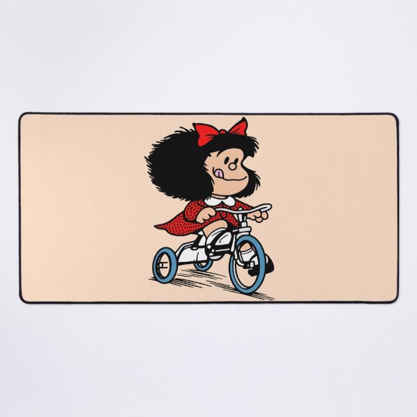 Item preview, Mafalda on a bicycle designed and sold by JarquinDD.