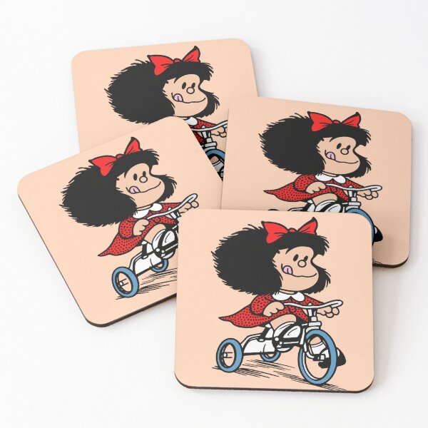 Item preview, Mafalda on a bicycle designed and sold by JarquinDD.