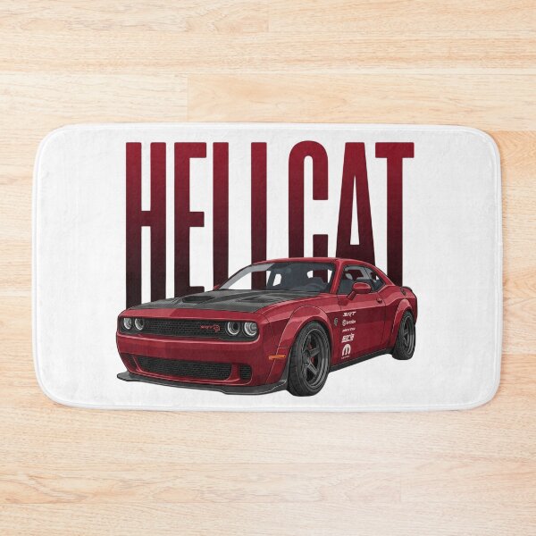Item preview, Red Dodge Challenger SRT Hellcat Widebody American Muscle Vector Art designed and sold by Motorline44.