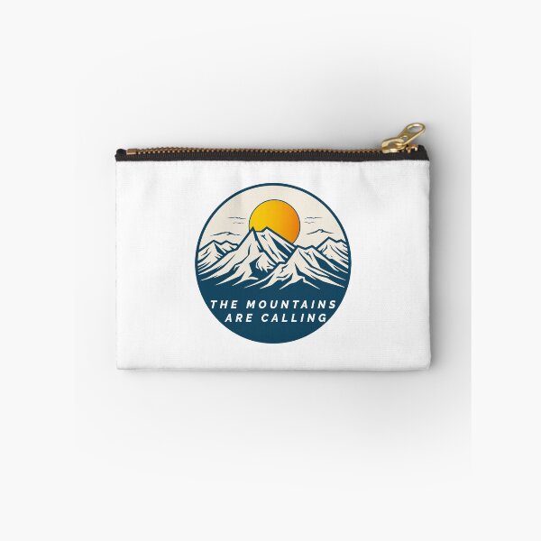 Item preview, The Mountains Are Calling Vintage Hiking Badge designed and sold by ARACREATIVECO.