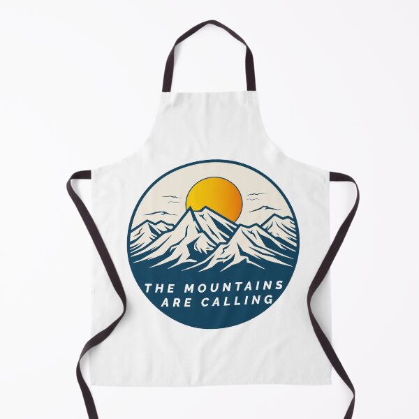 Item preview, The Mountains Are Calling Vintage Hiking Badge designed and sold by ARACREATIVECO.
