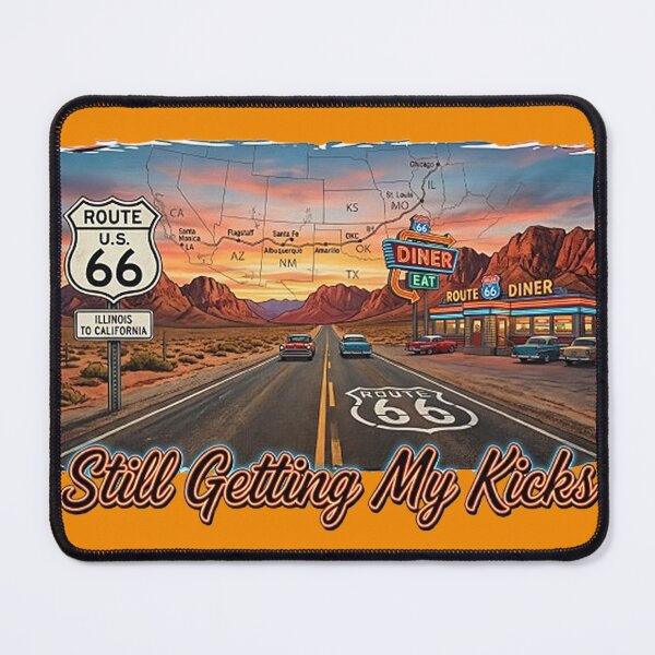 Item preview, Route 66 Still getting my kicks Retro Vintage Continental Divide Hopi Sunsets New Mexico Mother Road  designed and sold by 90snerd.