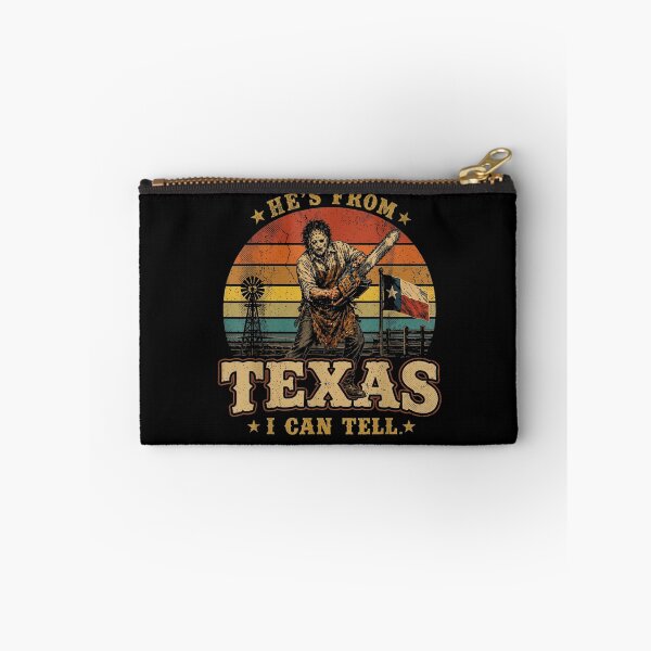 Item preview, He's from Texas I Can Tell Lone Star Scary Horror Halloween designed and sold by Juansustait.