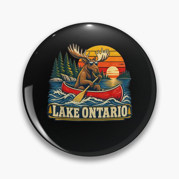 Item preview, Lake Ontario Moose Canoe Vintage Outdoor  designed and sold by MatherFisher.
