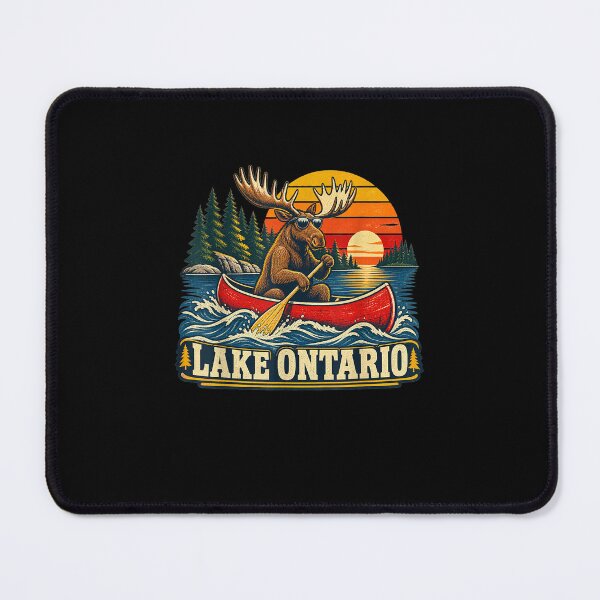 Item preview, Lake Ontario Moose Canoe Vintage Outdoor designed and sold by MatherFisher.