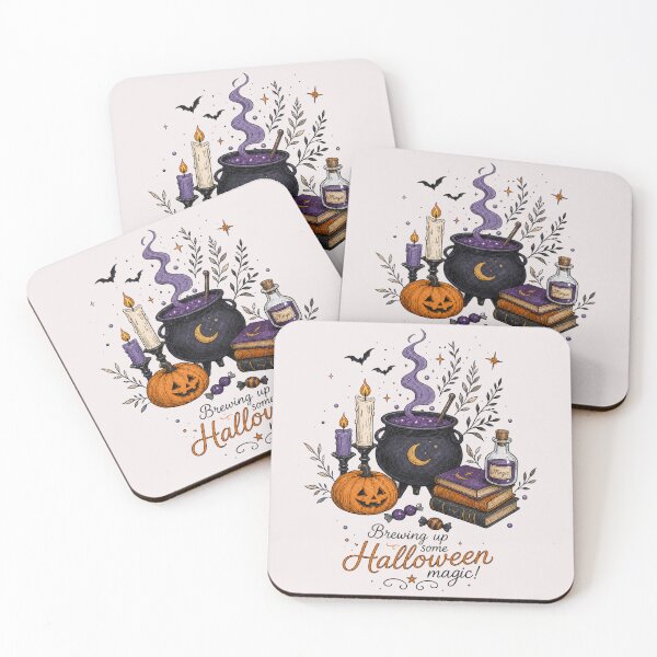 Item preview, Halloween Witch Cauldron Brewing Potion Magic designed and sold by JessArty ⭐⭐⭐⭐⭐.