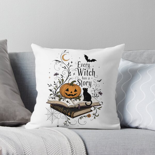 Item preview, Every Witch Has A Story Pumpkin Cat designed and sold by JessArty ⭐⭐⭐⭐⭐.