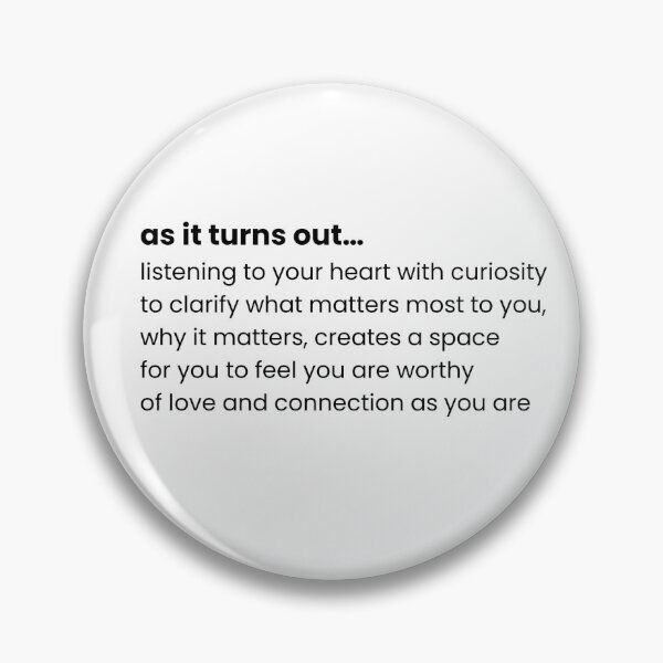 Item preview, listening to your heart with curiosity sparks confidence designed and sold by 2wholehearted.