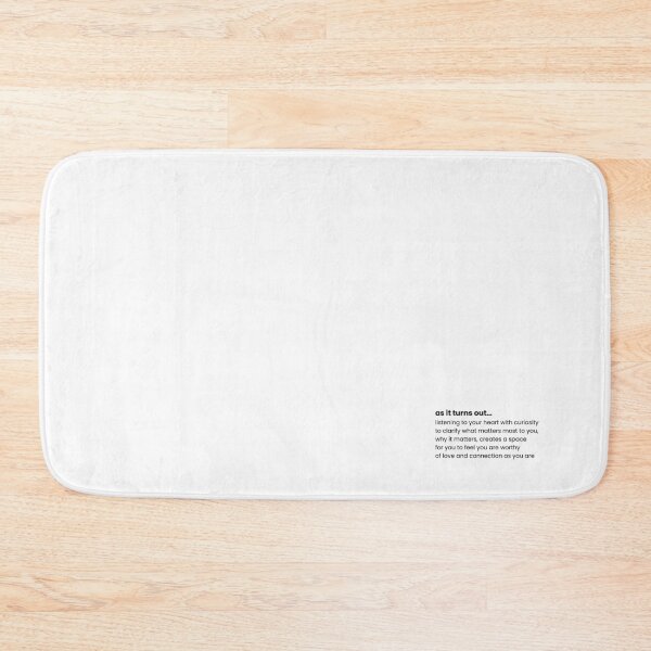Item preview, listening to your heart with curiosity sparks confidence designed and sold by 2wholehearted.