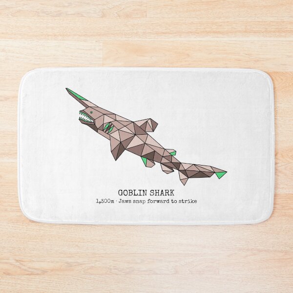 Item preview, Geometric Goblin Shark designed and sold by AnimalsKnowAll.