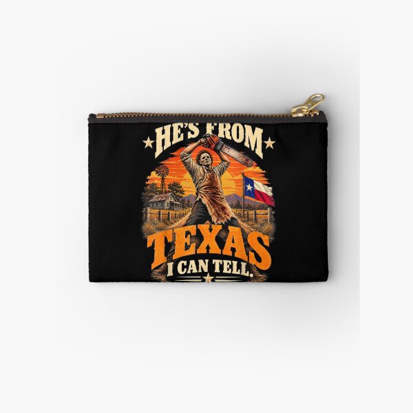 Item preview,  He's from Texas I Can Tell Lone Star Scary Horror Halloween designed and sold by Juansustait.
