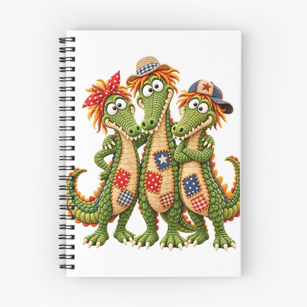 Item preview, Three Cute Funny Crocodile Friends designed and sold by Nextstep Design.