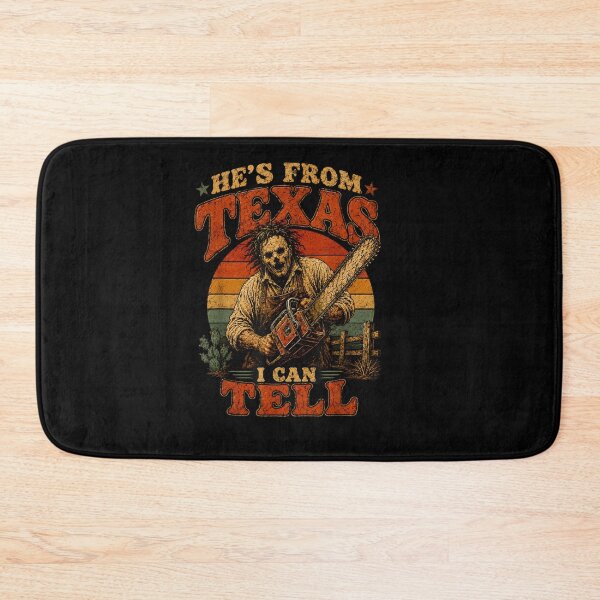 Item preview, \ He's from Texas I Can Tell Lone Star Scary Horror Halloween designed and sold by Juansustait.