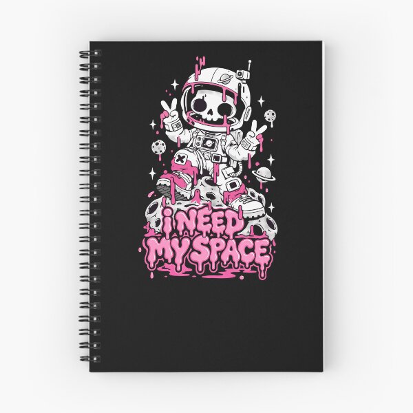 Item preview, I Need My Space – Funny Skeleton Astronaut Space Streetwear designed and sold by Leeded.