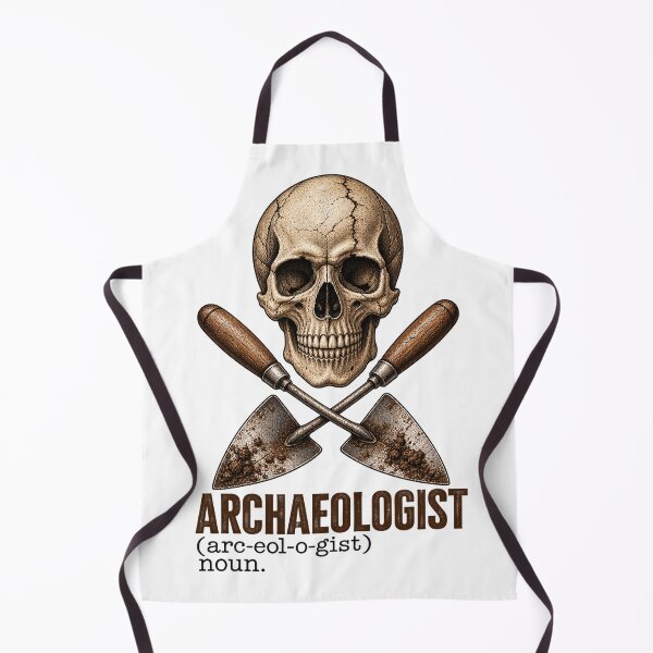 Artikelvorschau, Archäologie Schädel und Kreuz Kellen entworfen und verkauft von OzyWear.