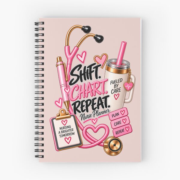 Item preview, Shift Chart Repeat – Cute Nurse Life Design designed and sold by HO•Designs.