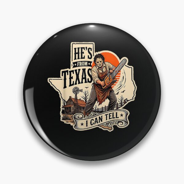 Item preview,   He's from Texas I Can Tell Lone Star Scary Horror Halloween designed and sold by ArtByimamS.