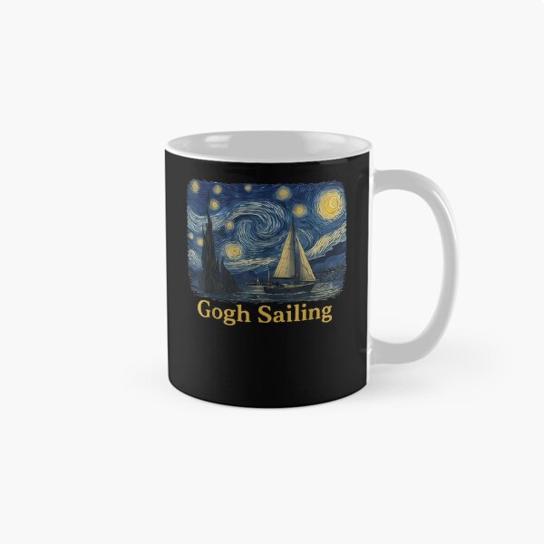 Item preview, Gogh Sailing Sailor Sailboat Van Gogh Boating Starry Night designed and sold by MatherFisher.