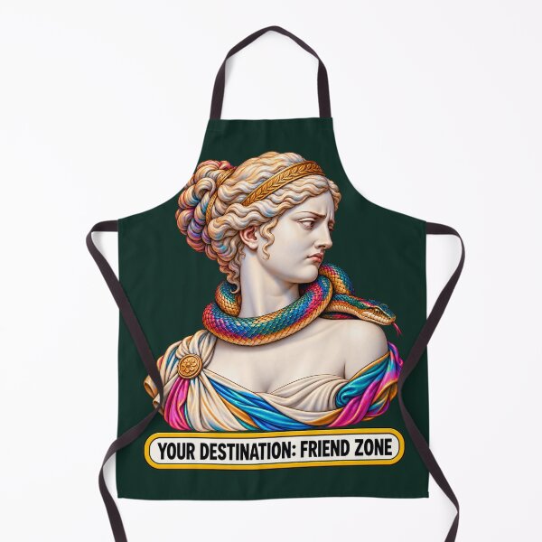 Item preview, Your Destination: Friend Zone — Funny Classical Marble Woman designed and sold by flashARTstudio.