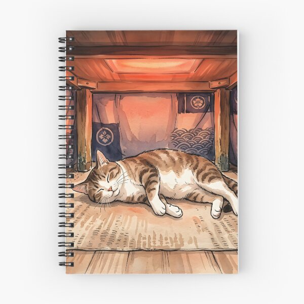 Item preview, Cat Napping Under a Kotatsu in Japanese Winter designed and sold by japaneseries.
