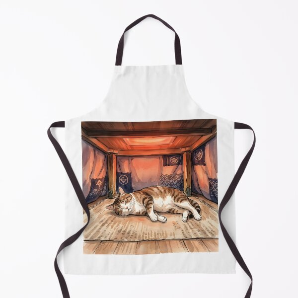 Item preview, Cat Napping Under a Kotatsu in Japanese Winter designed and sold by japaneseries.