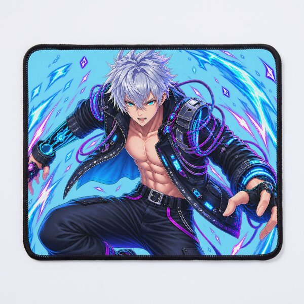 Item preview, Neon Rebellion – Cyberpunk Anime Warrior designed and sold by Kubbykat.