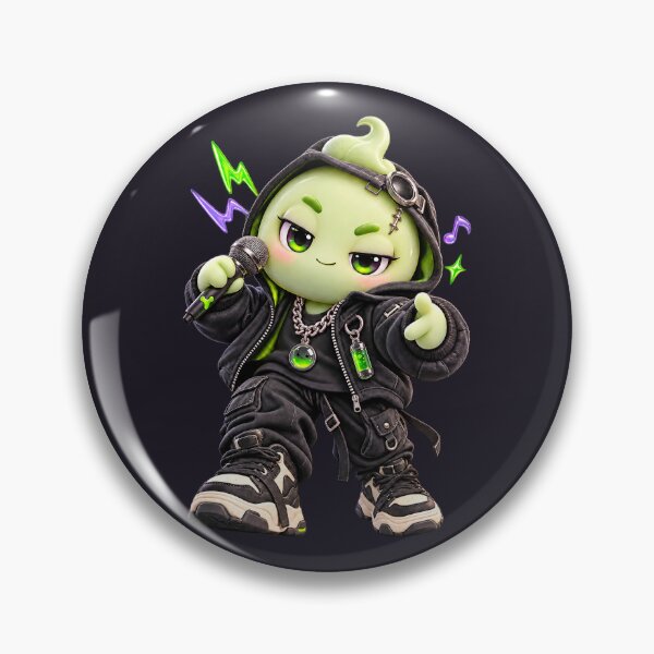 Item preview, Neon Reggaeton Kawaii Streetwear Singer designed and sold by ImagenFusionP.