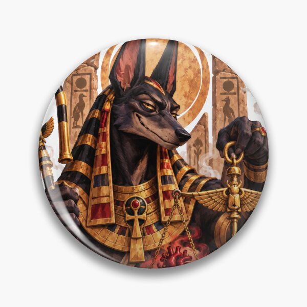 Item preview, Anubis Weighing the Heart on Sacred Scales designed and sold by MarlicShop.