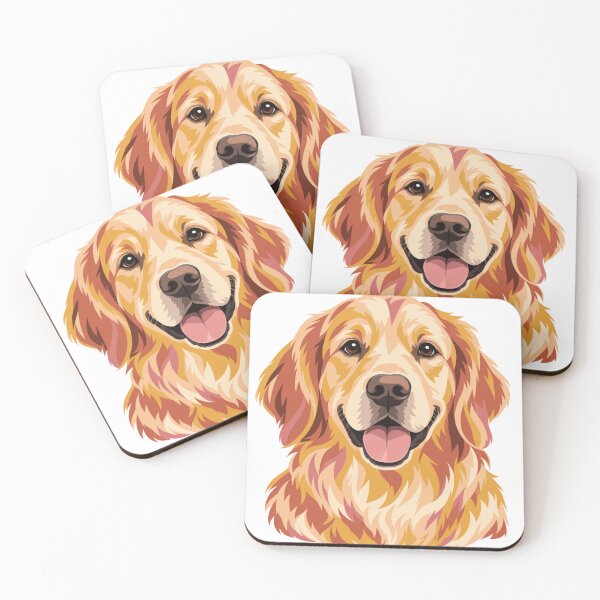 Item preview, Golden Retriever Pop Art Portrait designed and sold by CanArtVision.