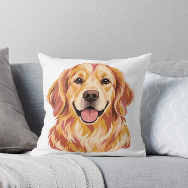 Item preview, Golden Retriever Pop Art Portrait designed and sold by CanArtVision.