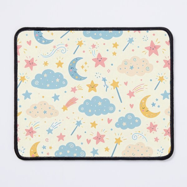 Item preview, Clouds Aesthetic Seamless Pattern Collection Decorative Graphic Design designed and sold by ART ATTACK ZONE.