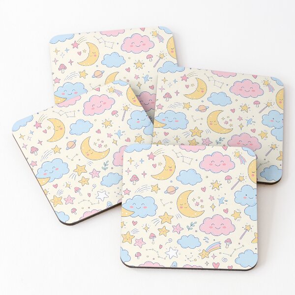 Item preview, Moon Aesthetic Seamless Pattern Collection Decorative Graphic Design designed and sold by ART ATTACK ZONE.