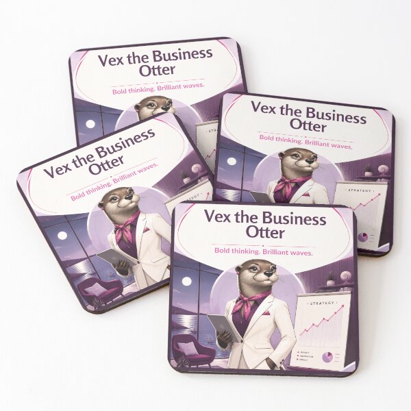 Item preview, Vex the Business Otter designed and sold by Holy JM Designs.