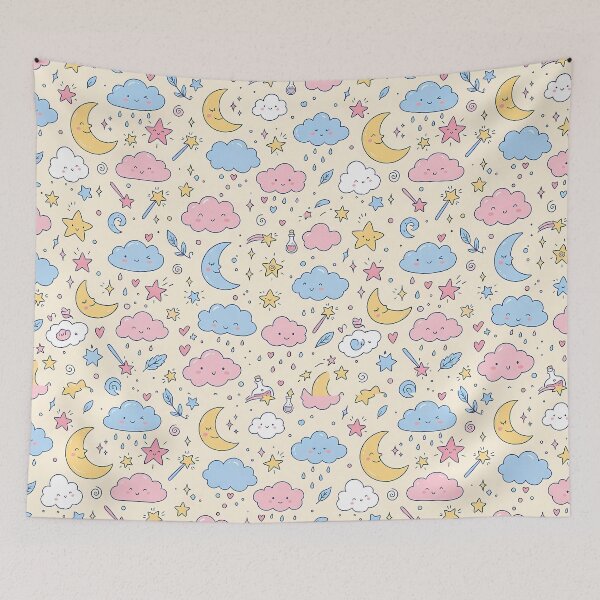 Item preview, Stars Aesthetic Seamless Pattern Collection Decorative Graphic Design designed and sold by ART ATTACK ZONE.
