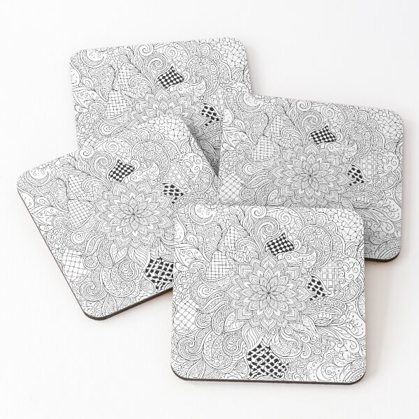 Item preview, Draw Aesthetic Seamless Pattern Collection Decorative Graphic Design designed and sold by ART ATTACK ZONE.