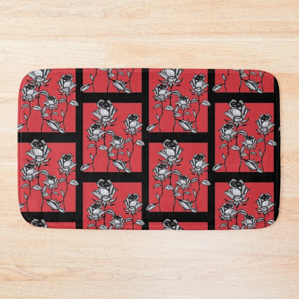 Item preview, Hand Drawn Four Ink Roses on Red - for Mom designed and sold by Francicci.