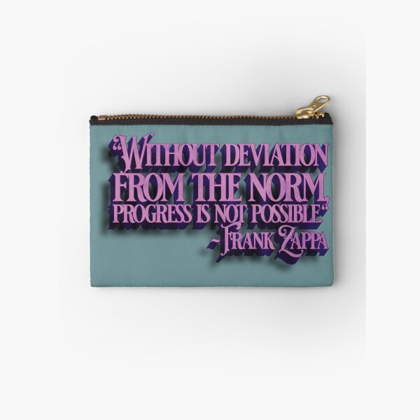 Item preview, Frank Zappa Quote Stencil (Deviation = Progress) designed and sold by Cathedral of Curiosity.