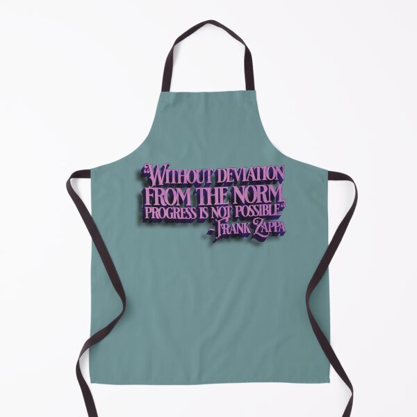Item preview, Frank Zappa Quote Stencil (Deviation = Progress) designed and sold by Cathedral of Curiosity.