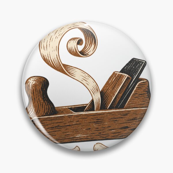Item preview, Vintage Hand Plane With Curling Wood Shaving designed and sold by eignvalue.