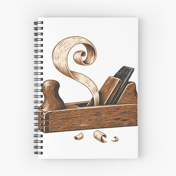 Item preview, Vintage Hand Plane With Curling Wood Shaving designed and sold by eignvalue.