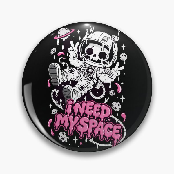 Item preview, I Need My Space – Funny Skeleton Astronaut Space Streetwear designed and sold by Leeded.