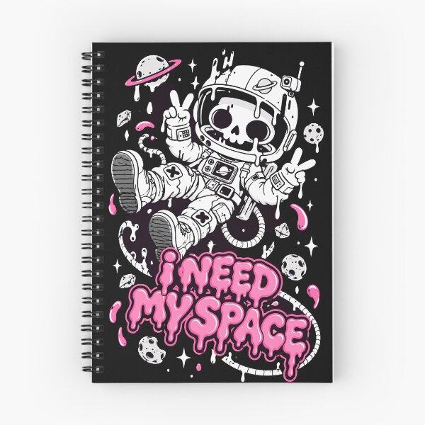 Item preview, I Need My Space – Funny Skeleton Astronaut Space Streetwear designed and sold by Leeded.
