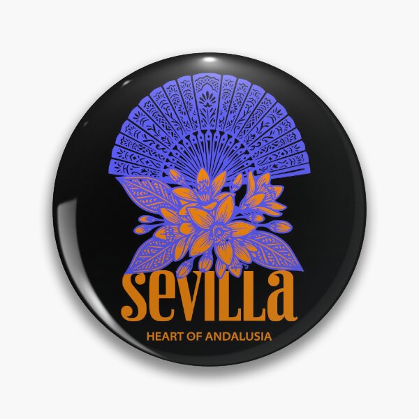 Item preview, Sevilla Heart of Andalusia Spanish Fan Floral Graphic designed and sold by LinaValearte.