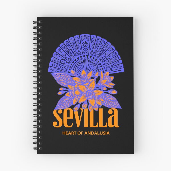 Item preview, Sevilla Heart of Andalusia Spanish Fan Floral Graphic designed and sold by LinaValearte.