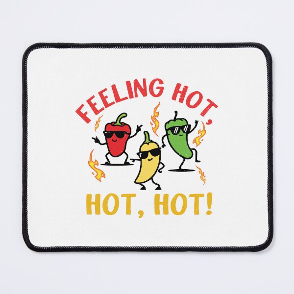 Item preview, Feeling Hot Hot Hot Funny Spicy Chili Peppers designed and sold by CozyChoco.